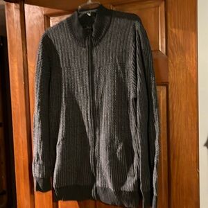Marc Anthony zip up sweater , nwot , in charcoal and greys size xxl men’s